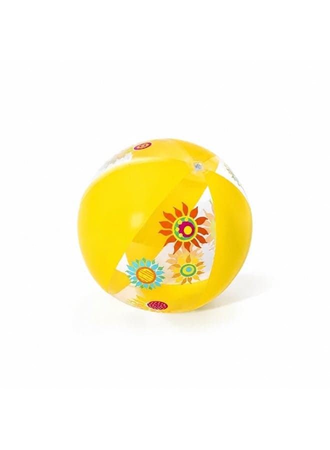 Bestway Inflatable Beach and Garden Ball, 51 cm Diameter, for Ages 2 Years and Above Outdoor Play Balls (2)