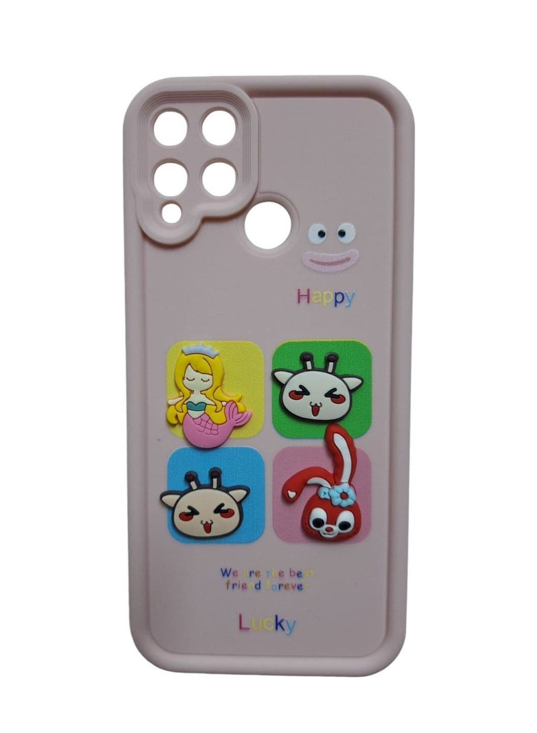 Back Cover Compatible With Phone Realme C15 - Multi Color 424
