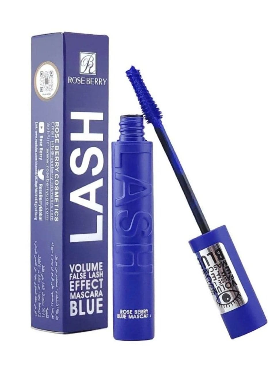Rose Berry Lash Volume False Lash Effect Blue Mascara
