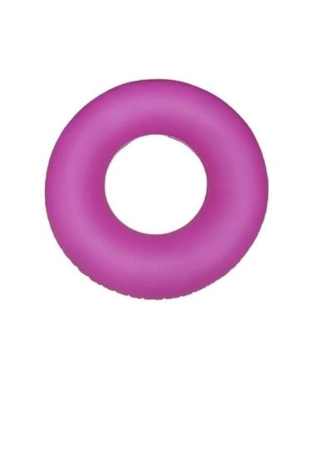 Swim Rings, Donut Swimming Ring Inflatable Pool Float Smooth Swimming Circle Swimming Princesses 90 Cm (٤)