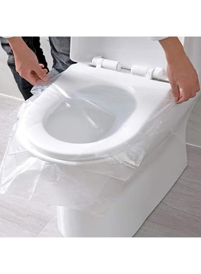 50 pieces of disposable travel toilet seat waterproof portable WC seat cushion toilet seat travel business convenient toilet daily independent packaging Toilet Lid & Tank Covers