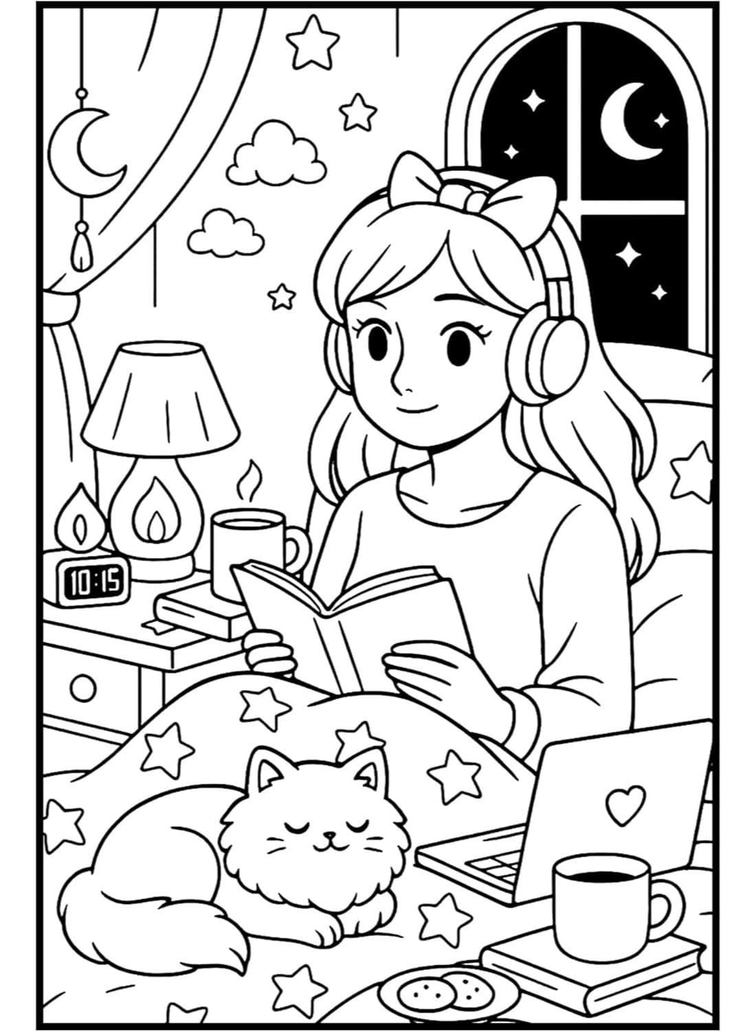 Cats & Dogs - Kids Coloring Book A4 Size Children's & Young Adult Books (٦)