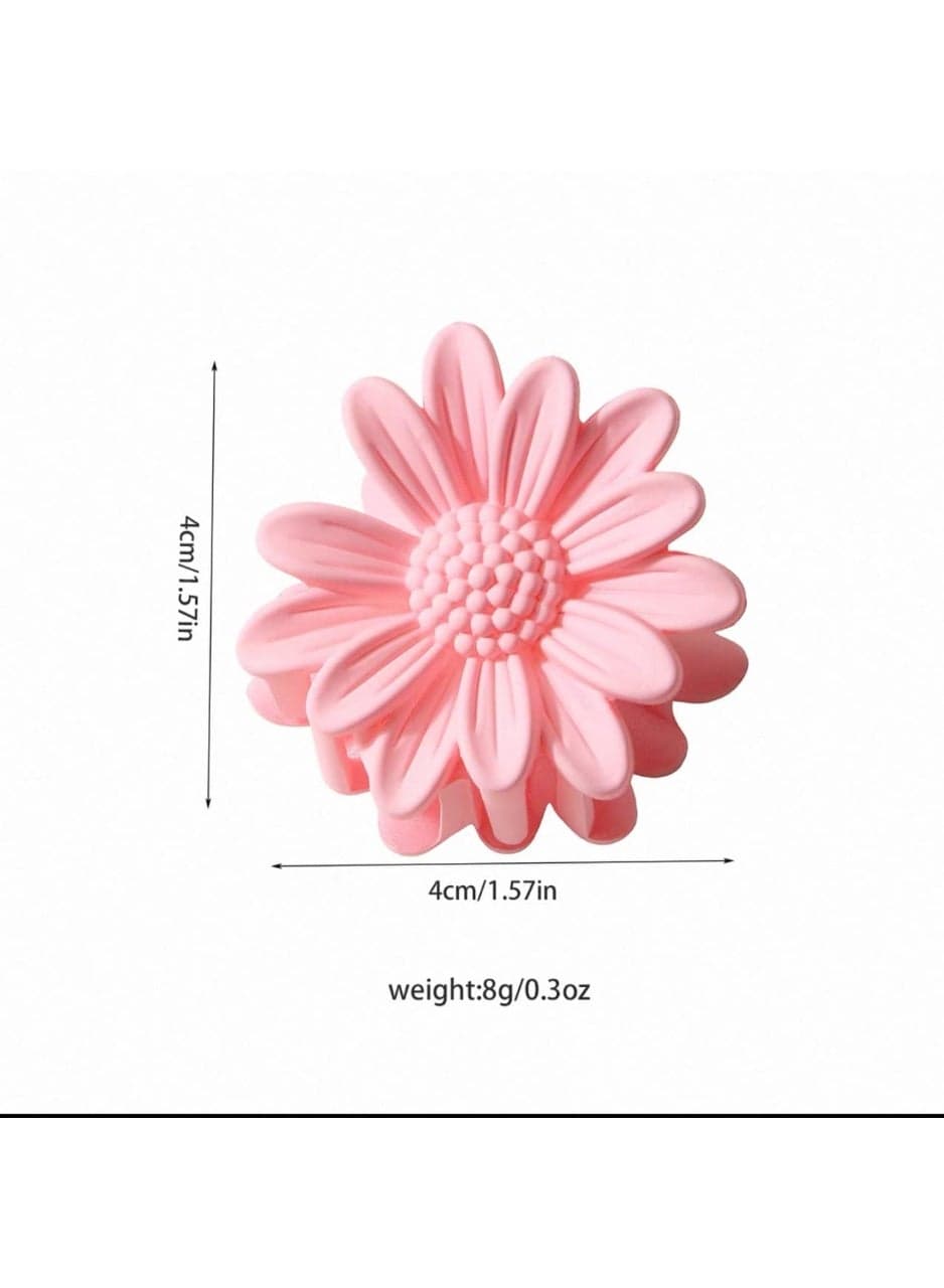 Daisy Flower Hair Clip Set (5 pieces) - Assorted Pastel Colors for a Perfect and Trendy Hold. Men's Accessories (١١)