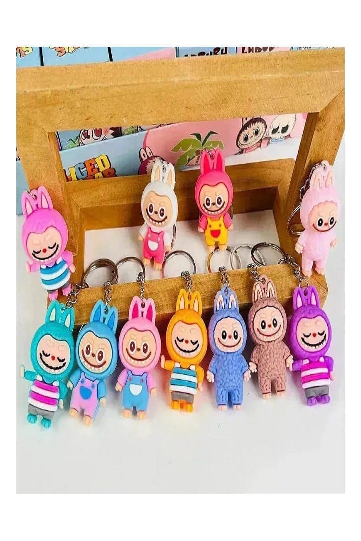 Labubu the Monsters Keychain (Random Style) Action Figures