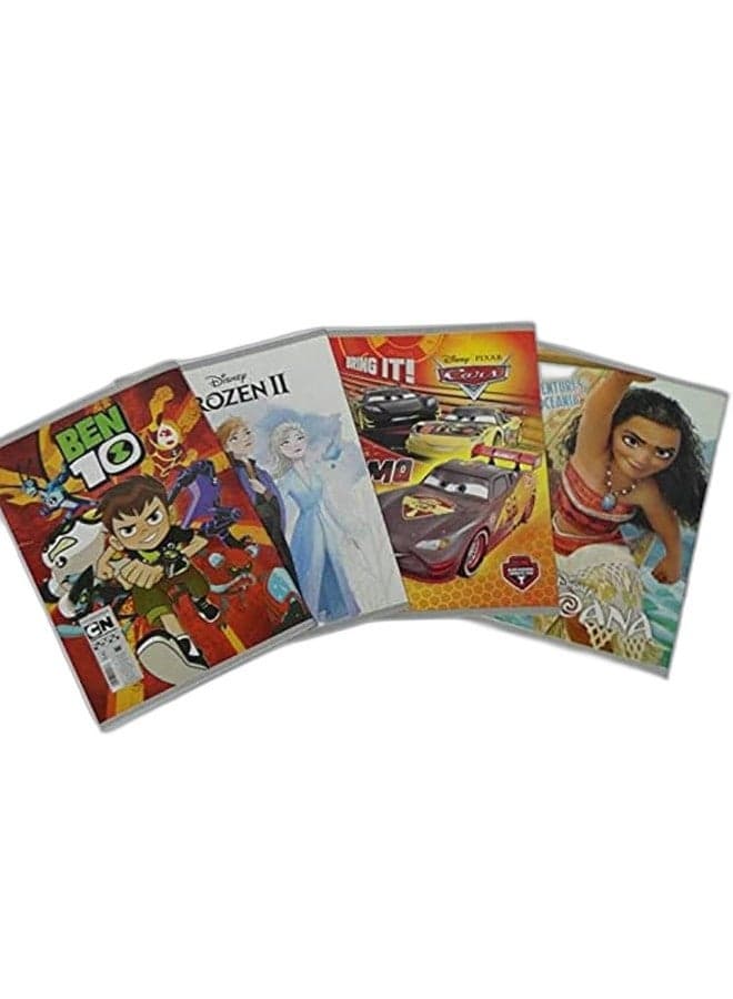 Nahdet Misr Notebook with Girl Designs - 5 Pieces - Ruled, 28 Sheets, 16 x 22.5 cm, design may vary from the picture