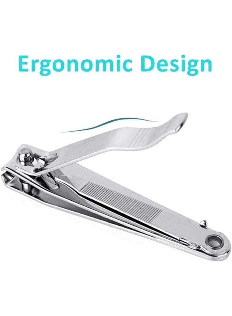 Premium Stainless Steel Nail Clipper – Sharp Precision Cutting for Clean & Smooth Nails, Elegant Finish, Durable Design for Daily Use & Travel, Suitable for Men & Women (2)