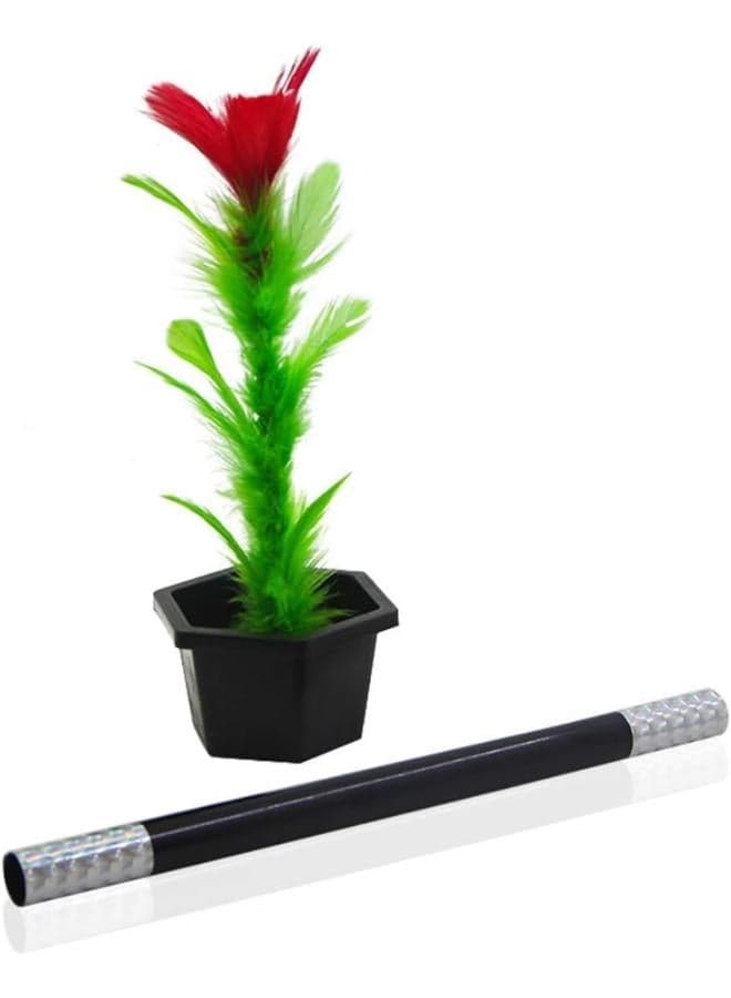 MagicTrick Stick Changes To A Flower In A Pot. Magic Trick Show Performance Funny Toys for Adults and Kids. (1) Party Games & Crafts (٢)
