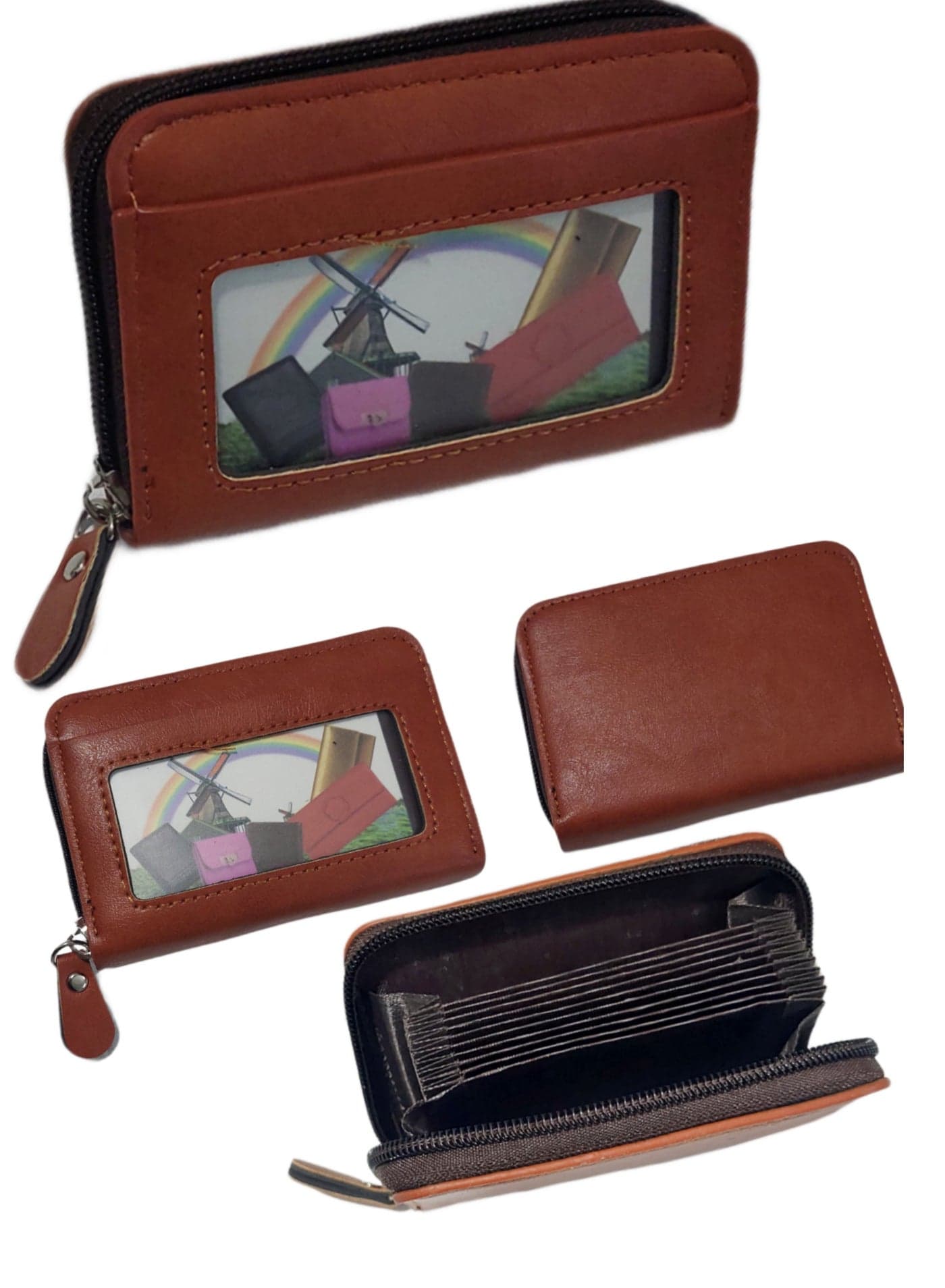 Leather light easy portable cards holder wallet Women's Wallets, Card Cases & Money Organizers