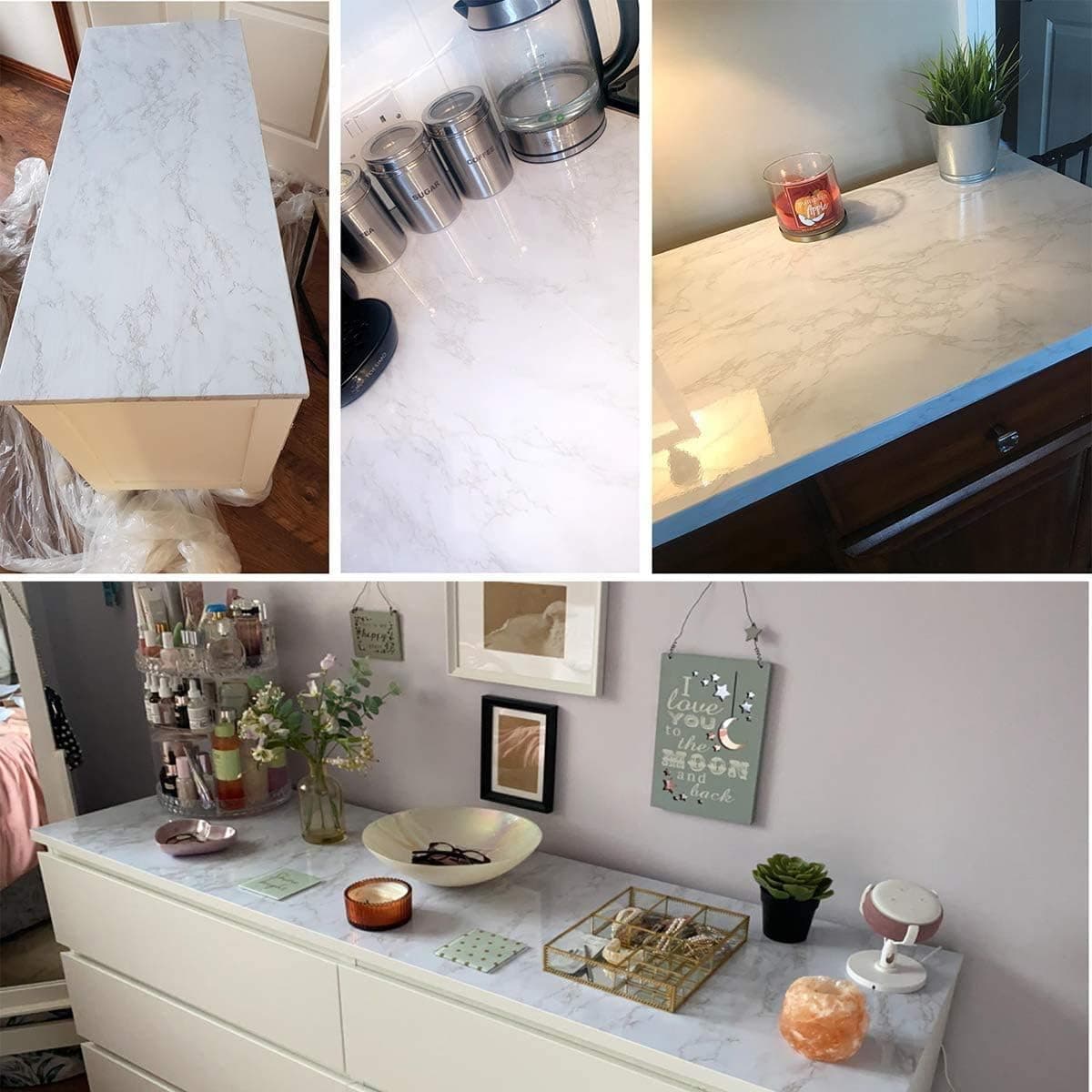 Waterproof Wallpaper Self Adhesive Paper, Made with PVC, Best for Kitchen Cou... (4)