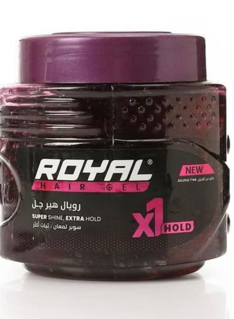 Royal Hair Gel Extra Hold 450 ml Purple (Packaging may vary) Creams, Gels & Lotions