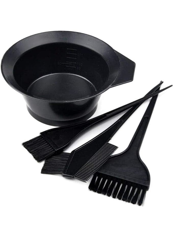 Generic Professional Hair Dye Coloring Kit – Mixing Bowl with Brushes and Comb, Reusable Hair Color Application Tools Set for Salon and Home Use Hair Care Accessories