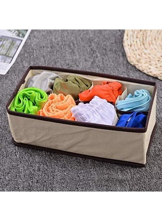 4 Pieces Drawer Organizer Set – Multi-Compartment Storage Organizers for Clothes & Accessories Desk Accessories & Workspace Organizers (٤)