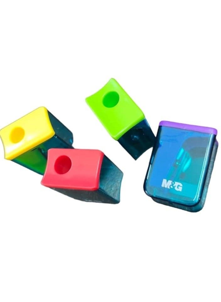 M&G Mini Single Hole Pencil Sharpener No: APS912C3 (Assorted Colours) - 1 piece (٢)