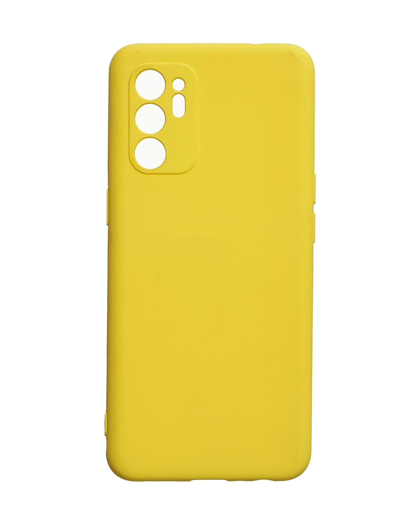 Silicone Phone Case for Oppo Reno 6 - Yellow