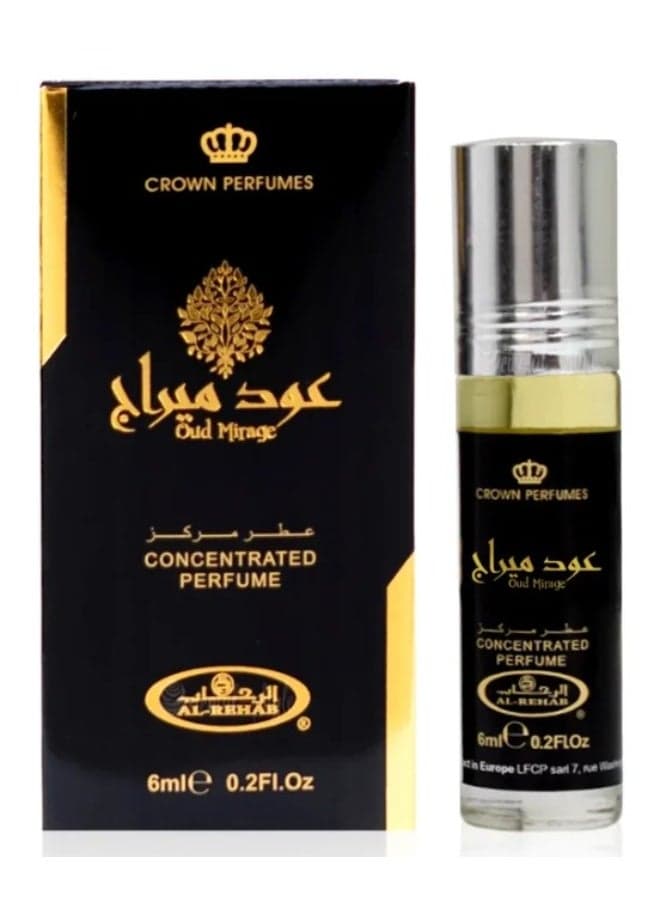 Oud Mirage Al Rehab Concentrated Perfume Oil 6ml Attar & Perfume Oils