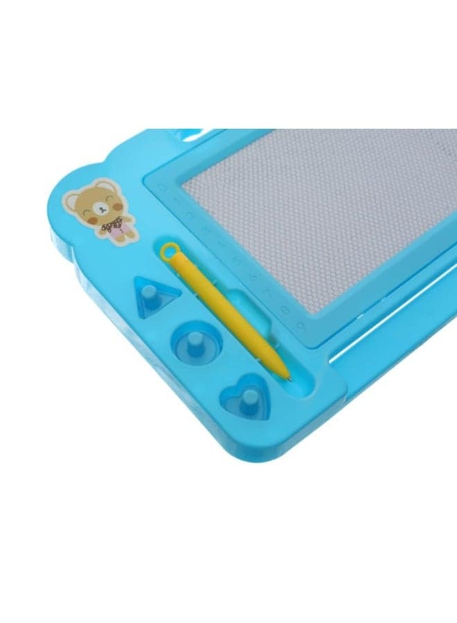 Plastic Magnetic Erasable Drawing And Writing Board With Creative Educational Operations Aiming To Teach Children All Mathematical Skills - Blue (2)