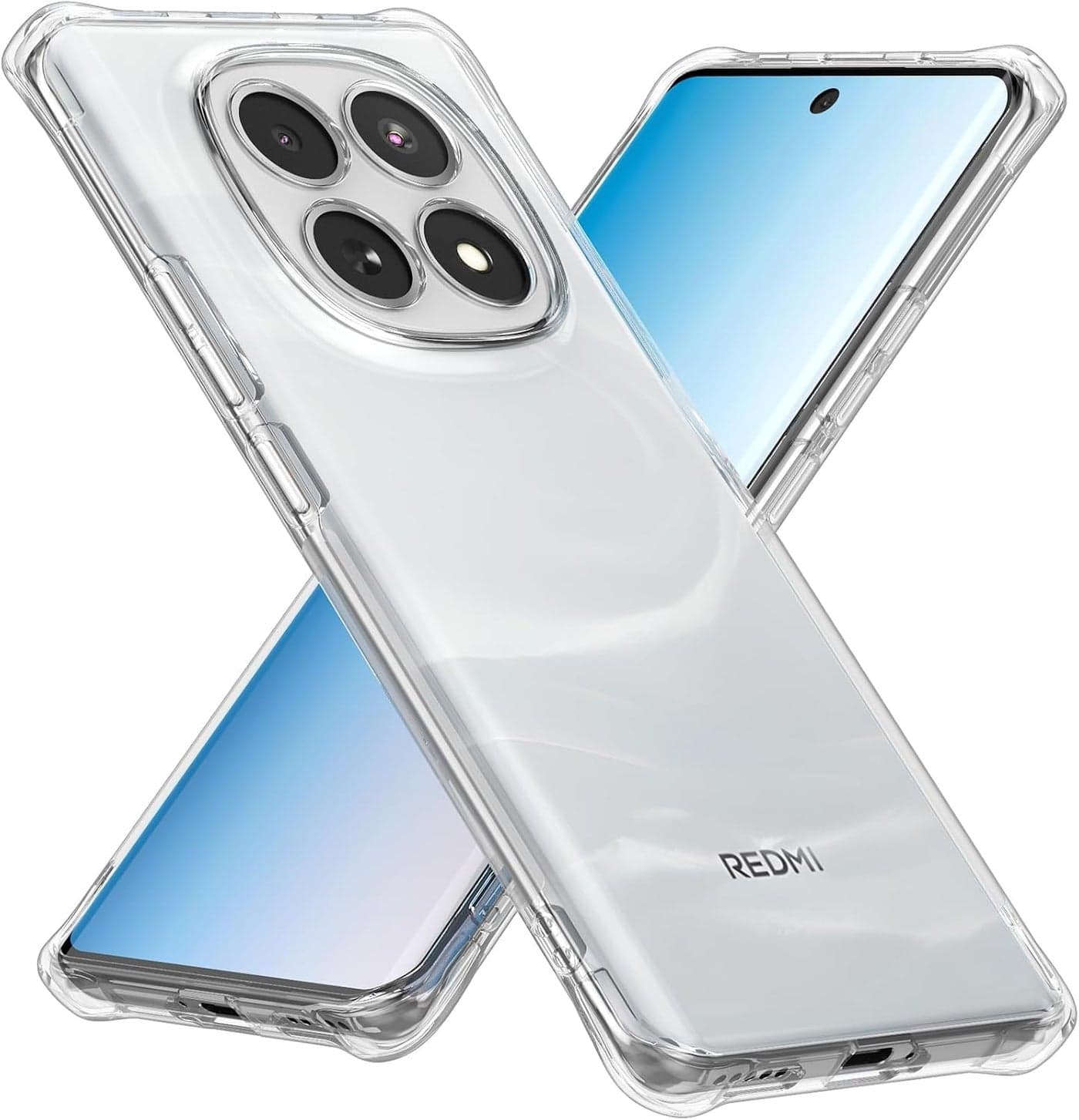 Transparent Case for Xiaomi Redmi Note 15 5G with Reinforced Corners