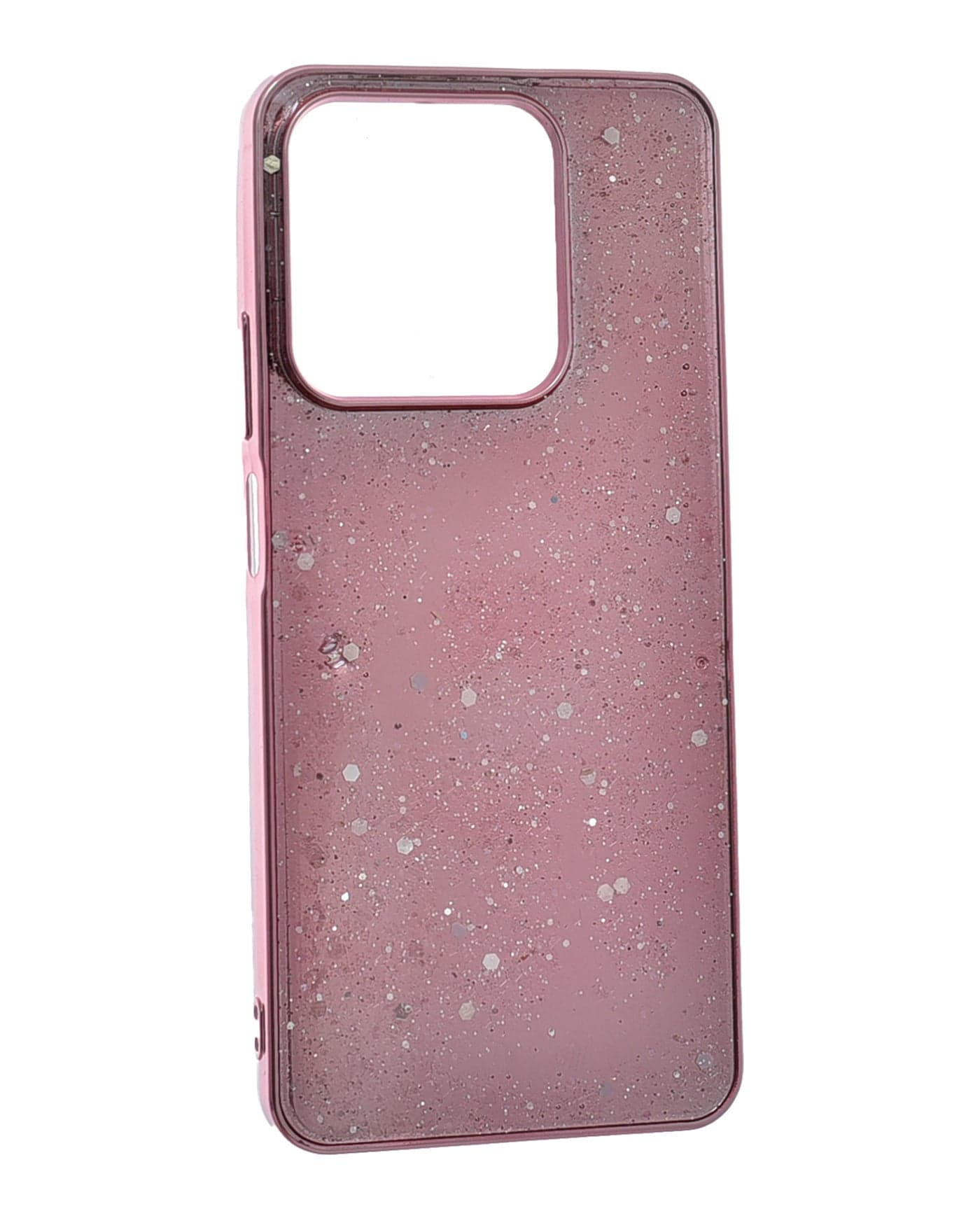 Glitter Plastic Phone Case for Infinix Note 60 - Pink Cases & Covers