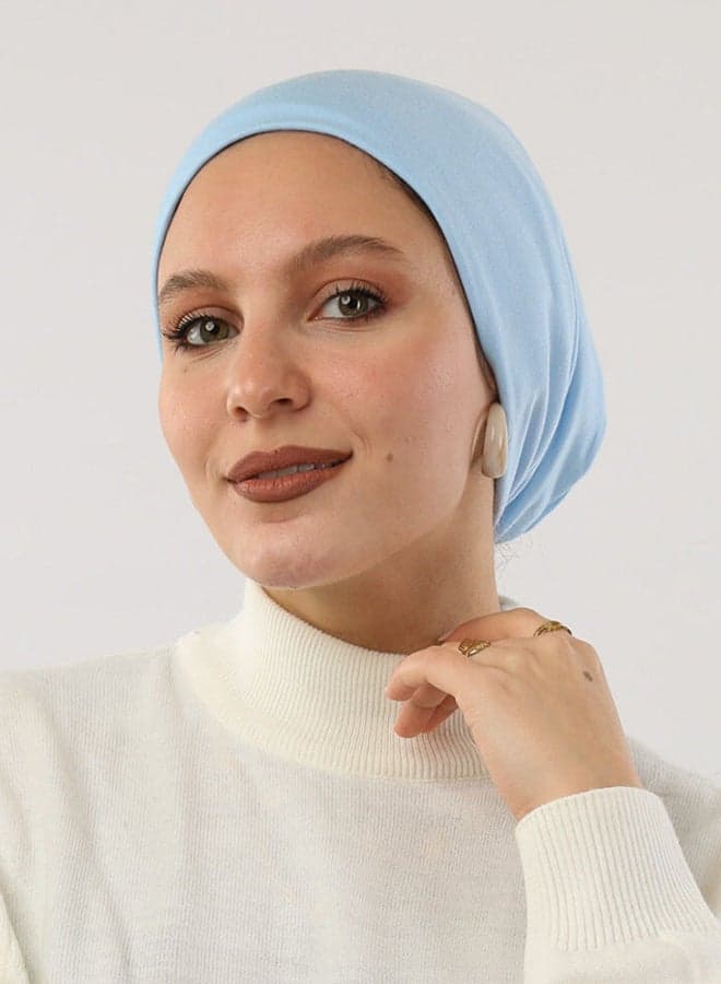 Tie Shop - No Thread Bonnet - Baby Blue For Women Women's Fashion Scarves