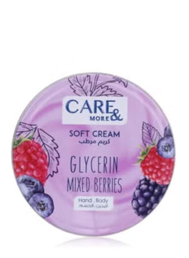 MIXED BERRIES SOFT CREAM 75ML Body Lotions & Creams