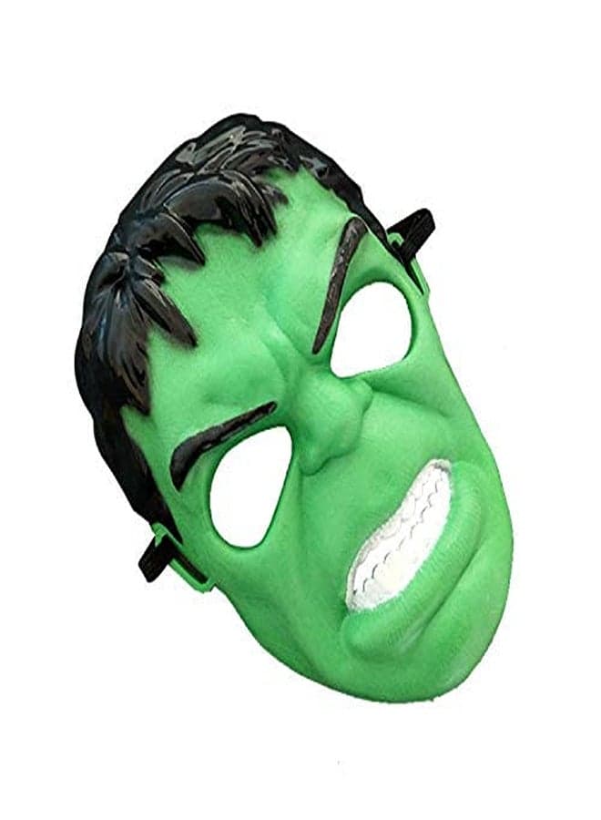 Hulk Green Giant Face Mask – Plastic Party & Cosplay Mask for Kids