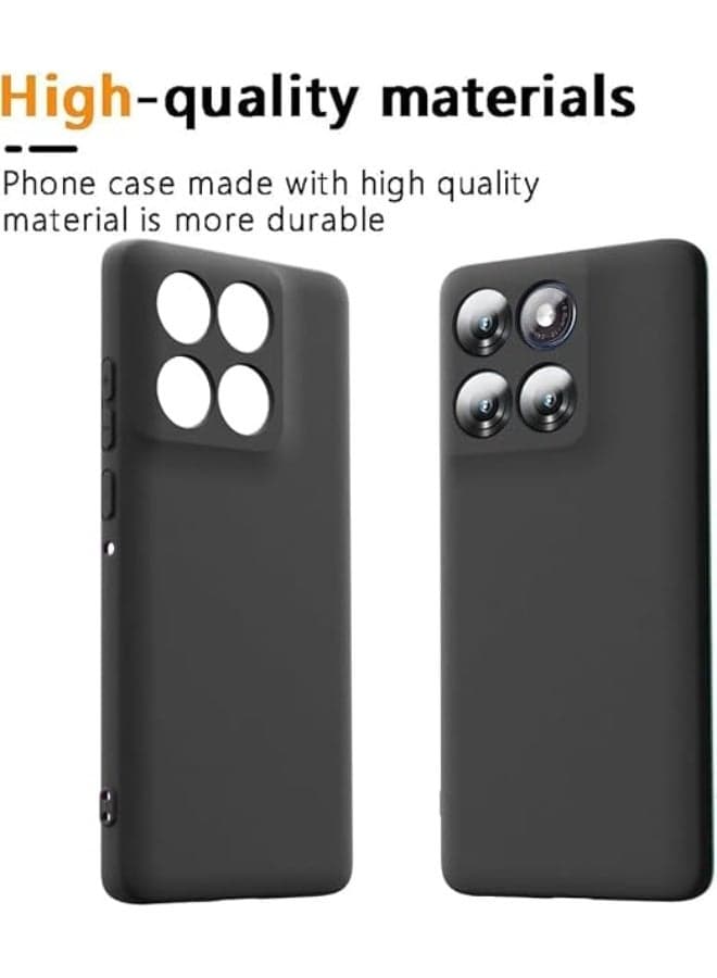 Silicone case compatible with Motorola Edge 60 Pro, soft fleece lining for shock and scratch protection – stylish protective mobile phone case from X-Tech (2)
