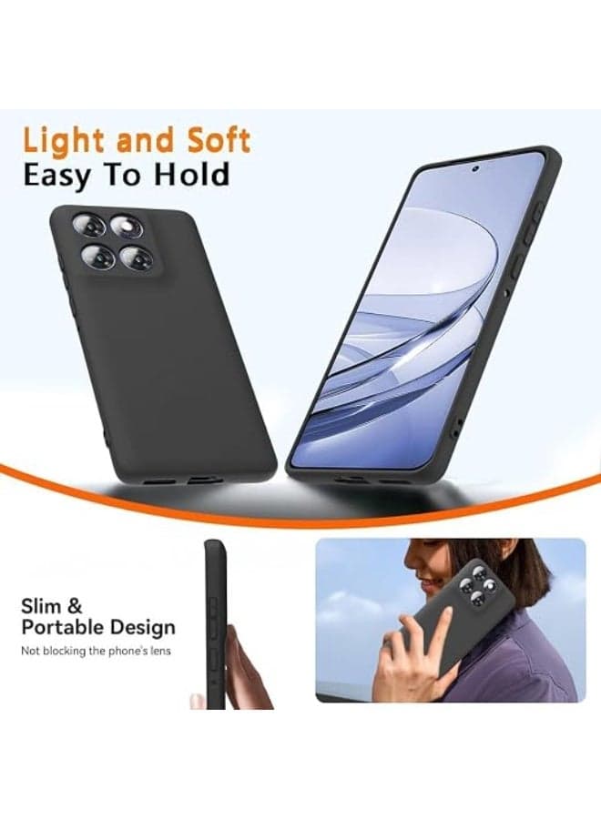 Silicone case compatible with Motorola Edge 60 Pro, soft fleece lining for shock and scratch protection – stylish protective mobile phone case from X-Tech (4)