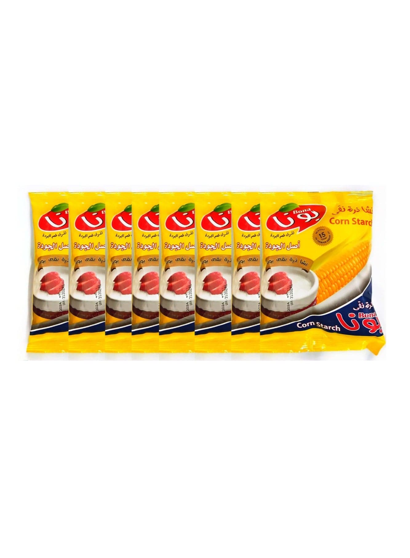 Corn Starch Sachet - 40 grams - Pack of 8 Baking Mixing Yeasts