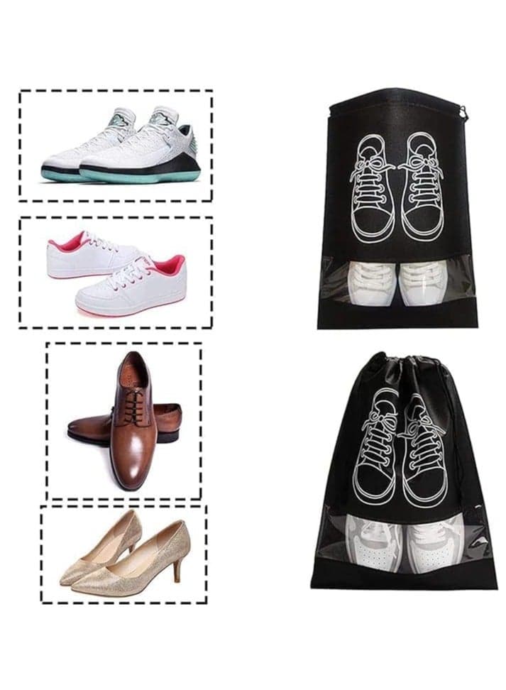 Shoe Bag for Travel Storage Women Men Travelling Shoe Storage Bag 6pcs | Best Price Egypt | Cairo, Giza (٣)