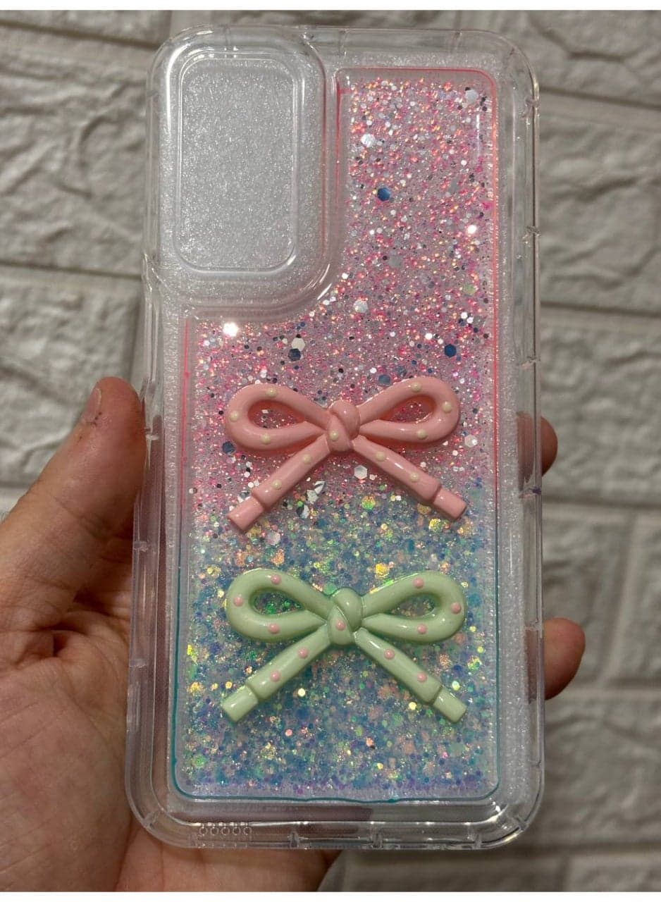 Back cover with a bow, compatible with the phone Samsung A24 Cases & Covers
