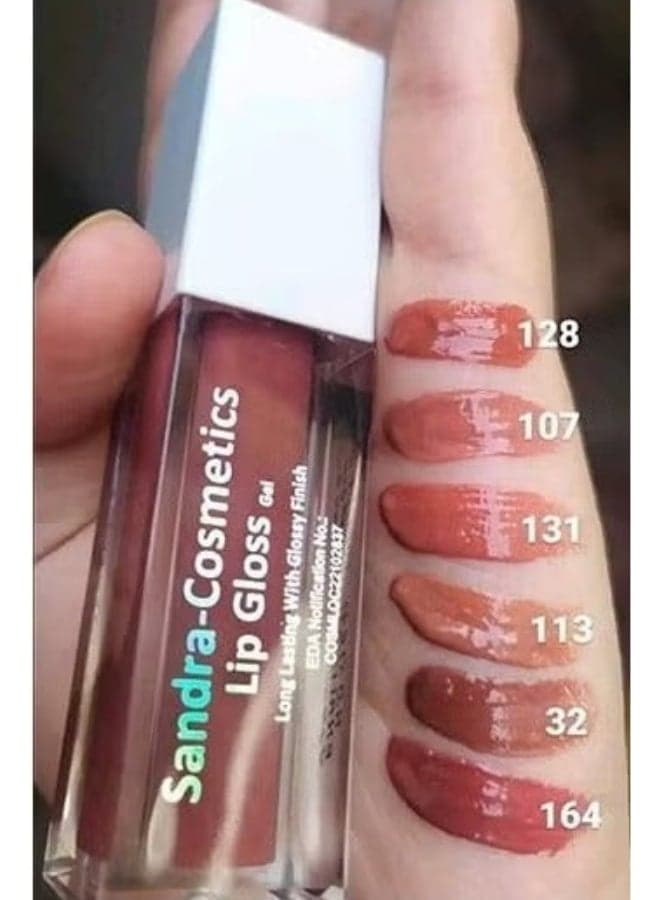 Sandra-Cosmetics Lip Gloss Gel, Glossy Finish, Random Shade, 1 Piece (8)