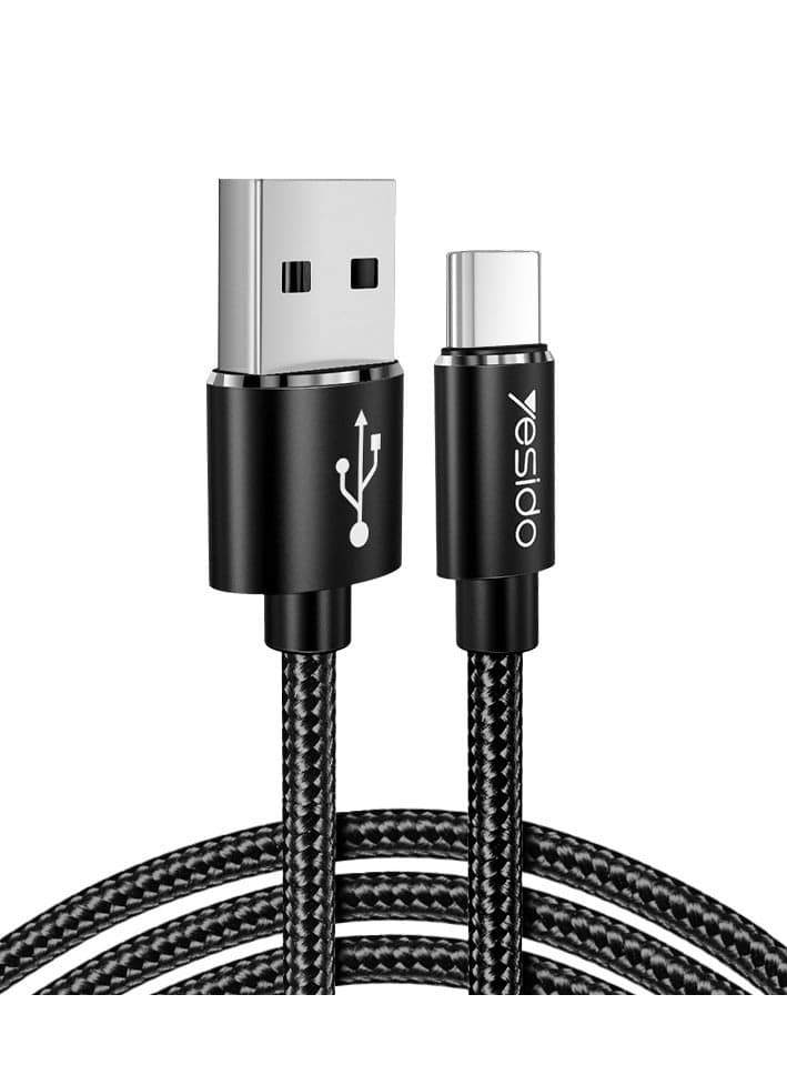 Yesido CA57 2.4A USB to USB-C / Type-C Charging Cable, Length: 1.2m Data Cables (٢)