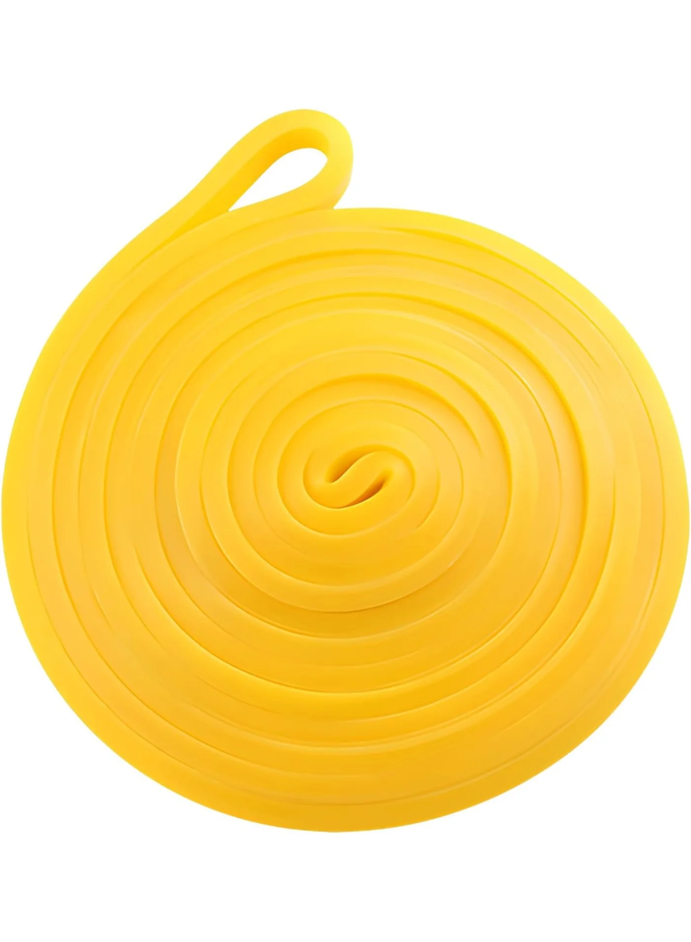Yellow Resistance Band 6.4mm x 2m for Fitness, Strength Training, Stretching and Home Workouts – Exercise Band for Men and Women Exercise & Fitness Accessories