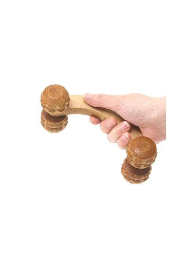 Wooden Rotating Massage Tool – Natural massage and irresistible relief if you suffer from muscle tension, stress, or even cellulite. Made of natural wood – durable and lightweight for everyday use. Rotating massage rings – penetrate deep into muscles to stimulate blood circulation. Relieves tension and spasms – helps you relax after a long day. Ideal for physical therapy and exercise – improves fitness and helps you recover faster. (3)