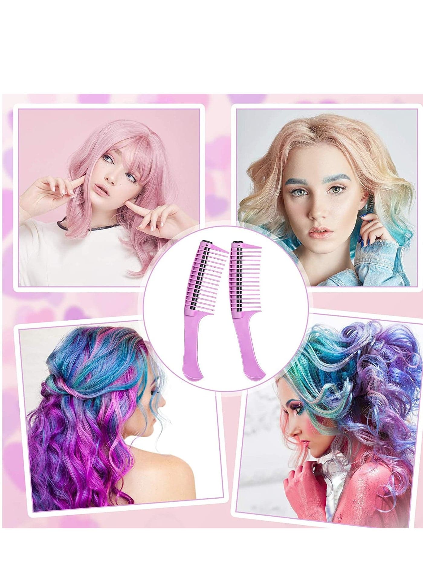 Professional Anti-tangle Rotating Comb Professional Hair Dyeing Comb Daily Hair Care Comb Hair Care Accessories (5)