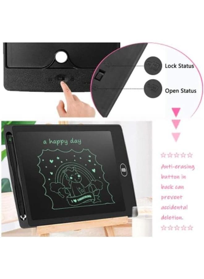IONIX Big Size LCD Writing Tablet 10 Inch Screen, Toys, Kids Toy, LCD Writing pad, Tablet, Kids Toys for Boys 4-5+Years, Drawing Tablet, E-Note Pad, Remove Button, Multicolor Reading & Writing (2)