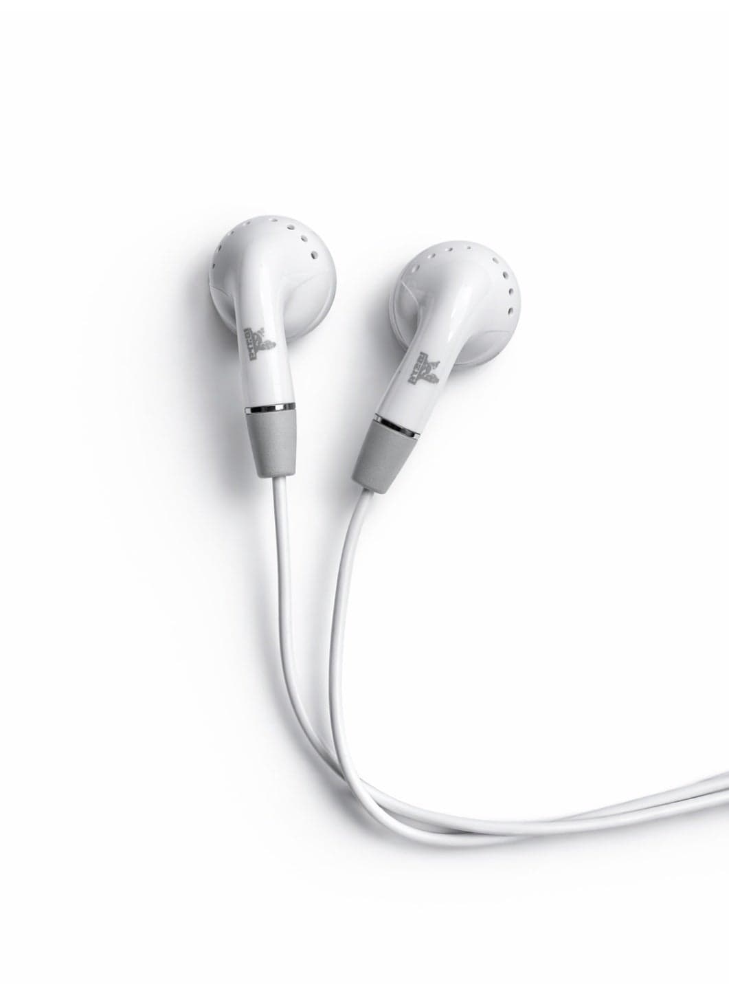 D-1951 Stereo Earphones 3.5mm – High-Quality Sound – HD Microphone – White Headphones & Earphones (٢)