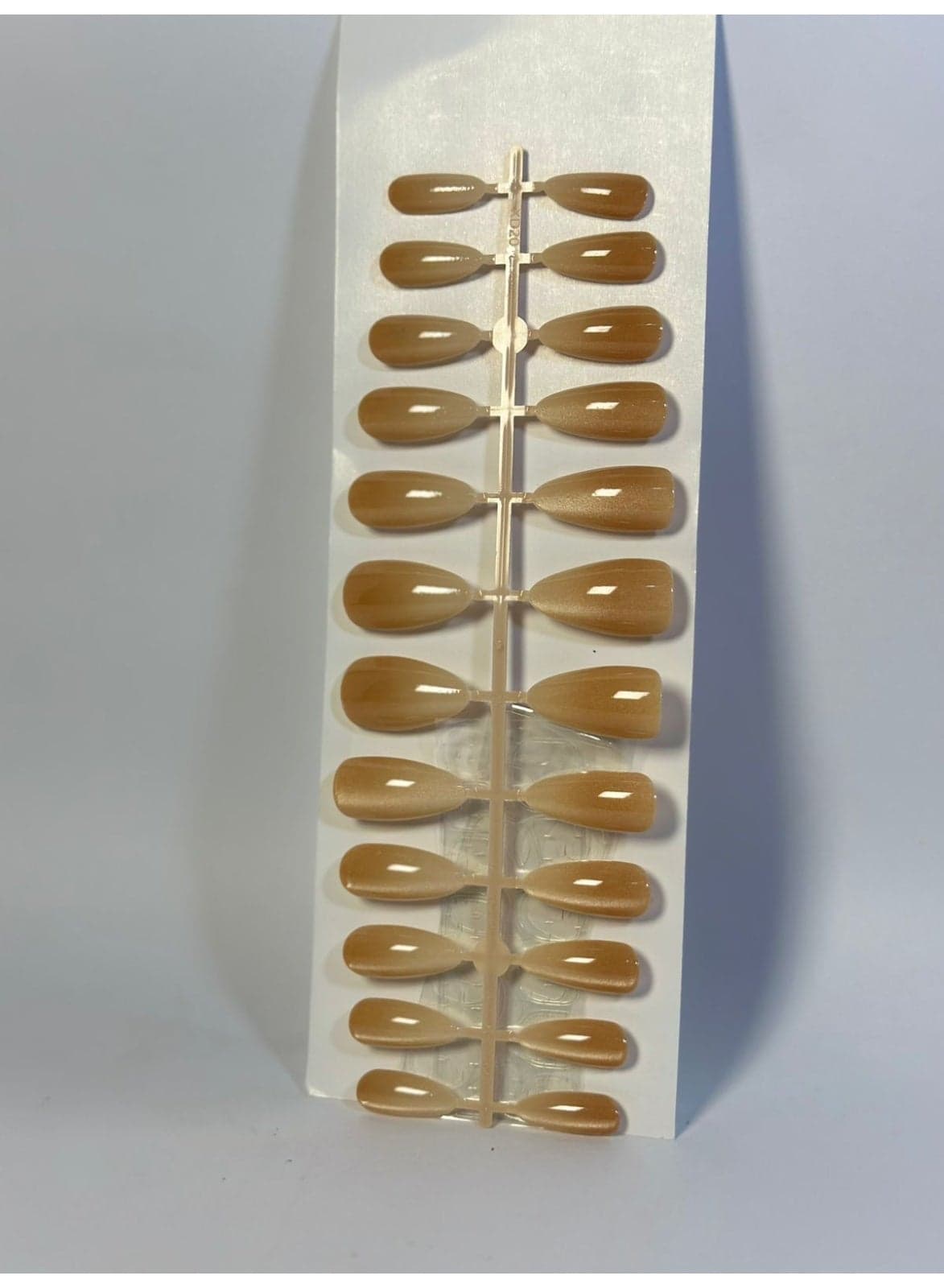 24Pcs(1Sheet) Press on Nails Almond - Nails Glossy Nail Press Ons Full Cover, Acrylic Nail Extensions Professional Salon and Home DIY Art- Press On False Nails (٤)