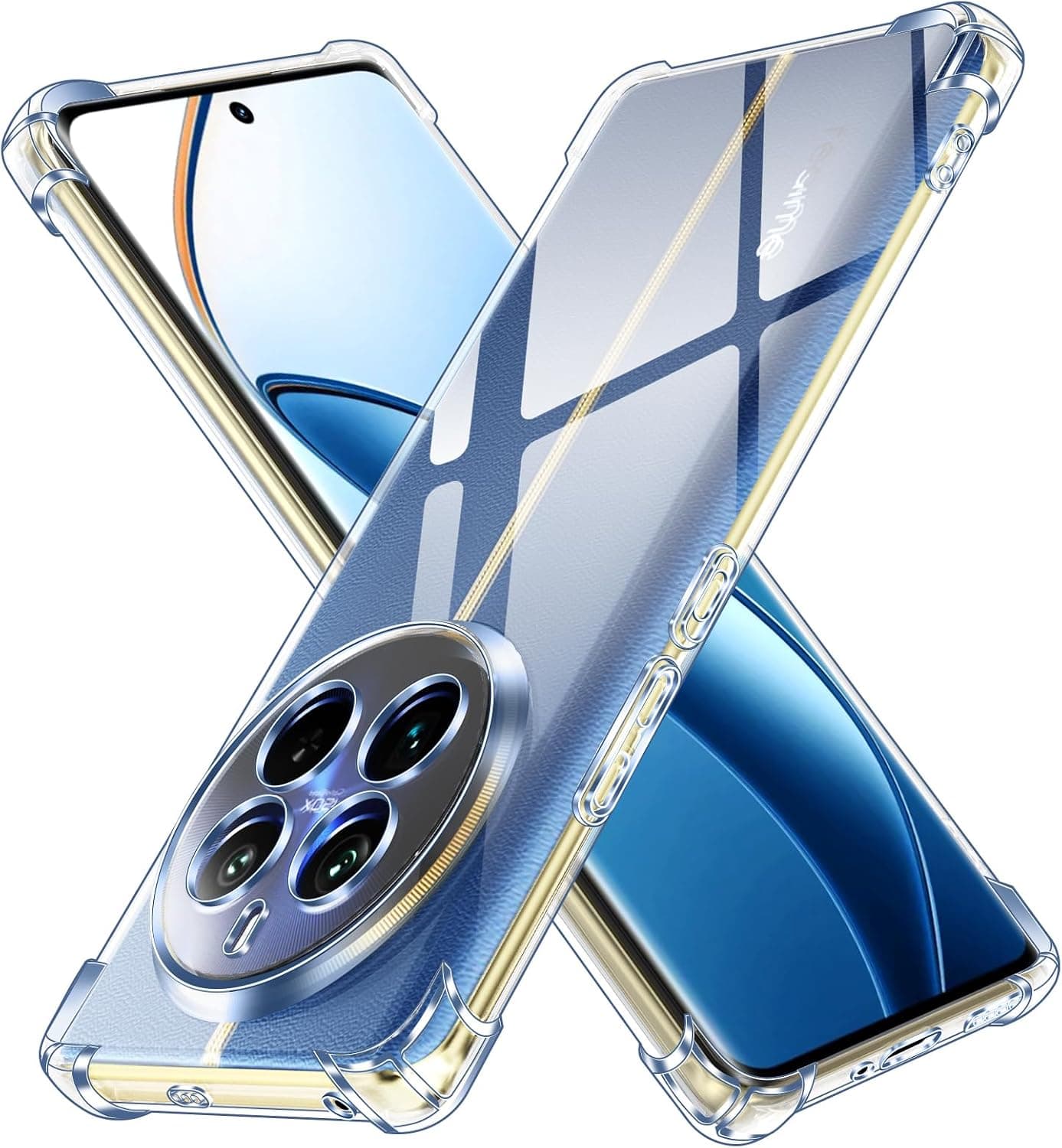 Gorilla Case for Realme 12 Pro Plus / 12 Pro+ – Transparent Shockproof Silicone Cover with Corner Protection (4)
