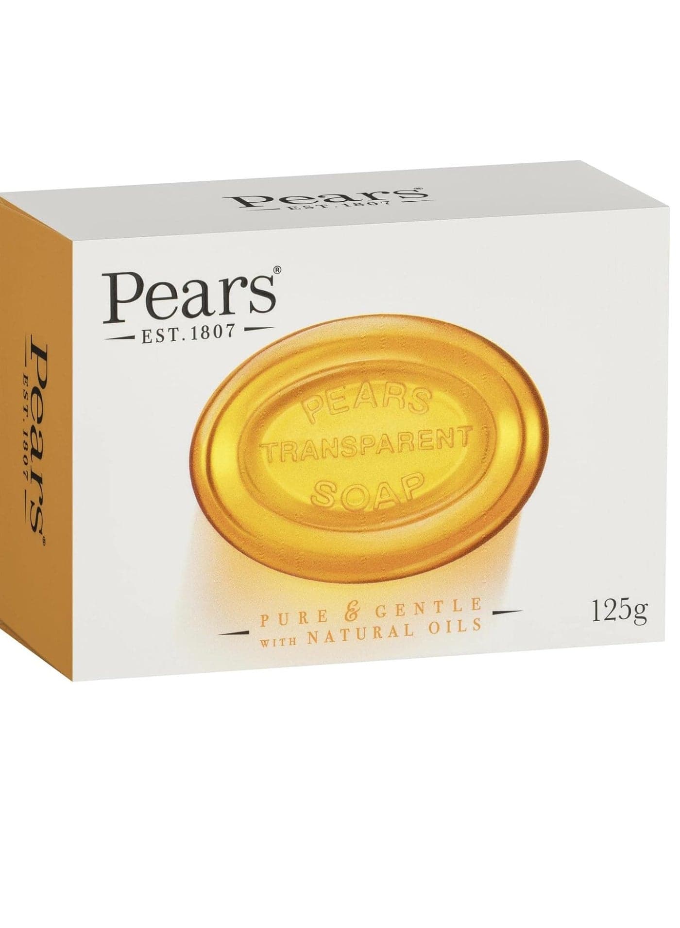 Pears Transparent Soap Pure and Gentle With Natural Oils 125 G