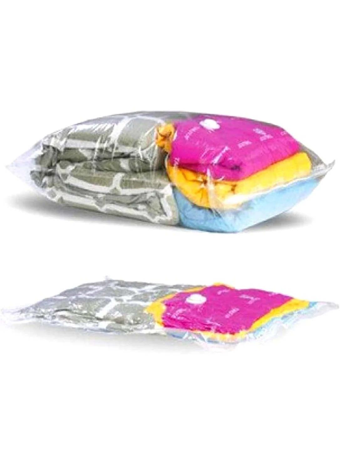 Reusable Vacuum Storage Bag 50 x 60 cm, Space Saving for Clothes and Bedding Space Saver Bags (٤)