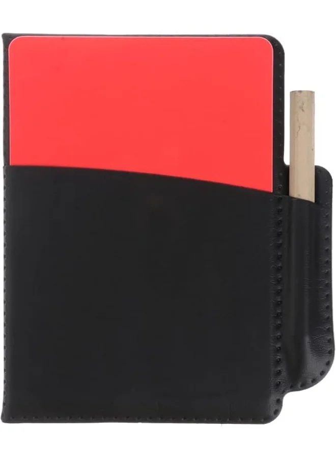 Football Referee Card Set with Notepad and Pen – Red and Yellow Cards for Coaches and Referees – Match and Training Accessories Football Goals