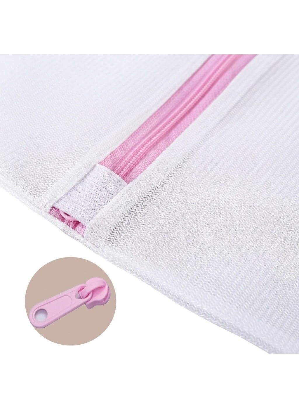 Mesh laundry bag for socks and underwear, 30x40 cm, 2 pieces, multi-colored (٤)