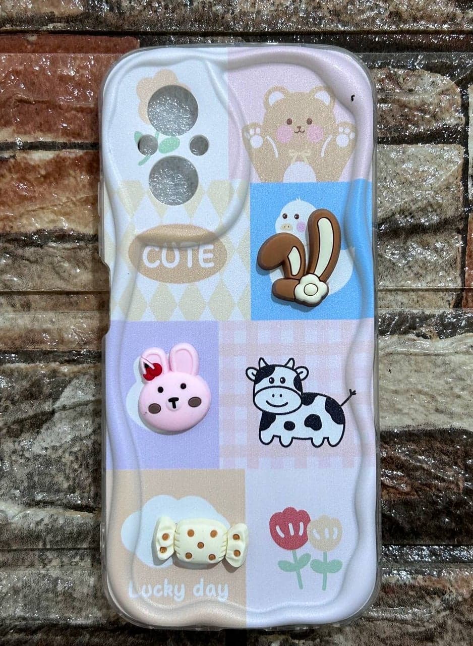 Back Cover Compatible With Phone Realme C67 4G - Multi Color 270 Cases & Covers