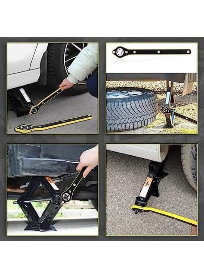 360° Reversible Car Jack Handle – Effort-Saving Ratchet Wrench – Easy & Durable Tool for Tire Lifting and Wheel Jack Use (4)