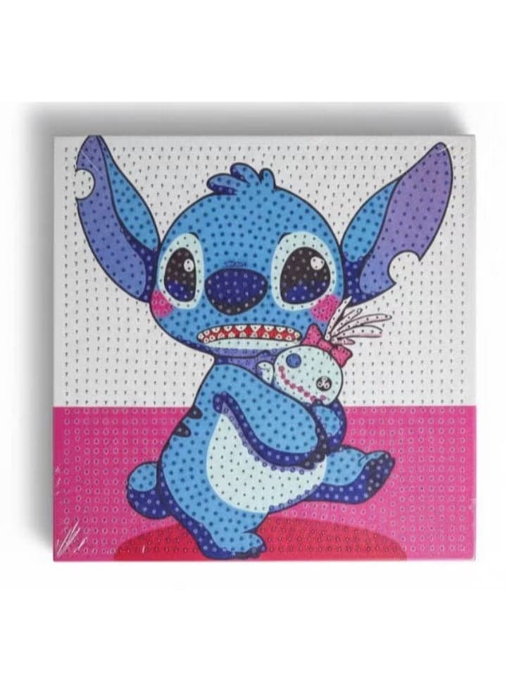 Stitch Diamond Painting – A touch of cuteness and creativity in every detail! Enjoy Stitch's fun and energetic world of vibrant colors and dazzling sparkle! This 20 x 20 cm painting combines beauty, fun, and handcrafted art in a unique experience—perfect for Disney and diamond art lovers. A unique gift for children and adults that will add joy to any occasion!