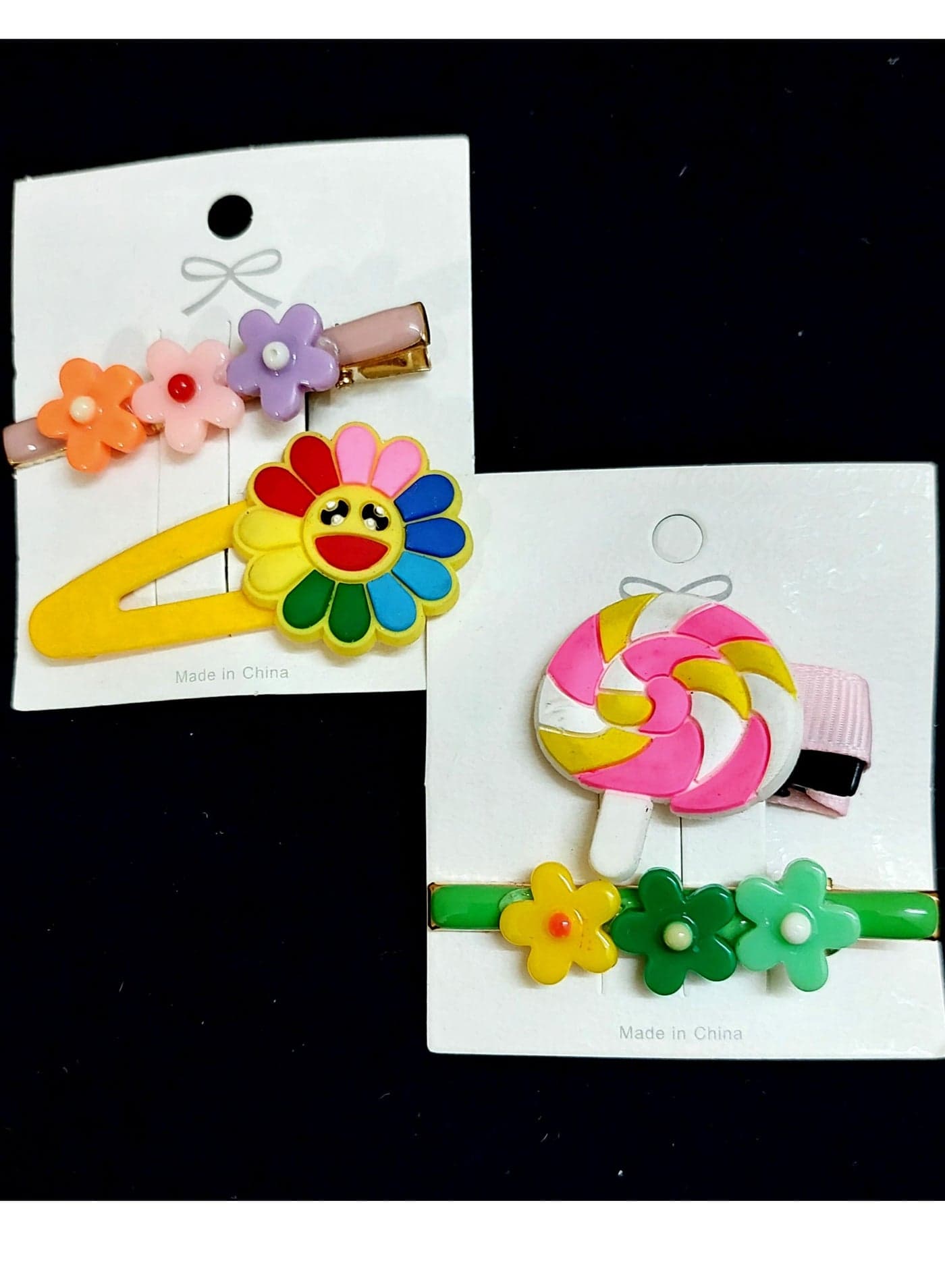 Set of four girly kids hair accessories Styling Accessories