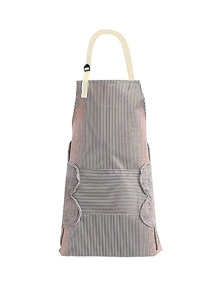 Waterproof Kitchen Apron with Front Pockets - Multi Colors, - with Microfiber Towel Sides for Wiping Hands, Waterproof and Oil Resistant, Suitable for Men and Women, Restaurant and Cafe Cloth Apron, Unisex Cooking and Baking Apron with Pockets and Dirt-Resistant Fabrics (12)
