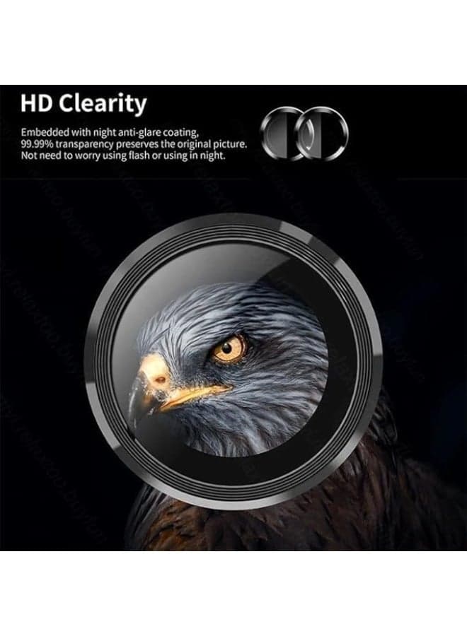 Camera Lens Protector for Realme C71 – Elegant & Durable Rings to Protect Your Phone Camera from Daily Scratches and Impacts - Black Mobile Lens & Lens Protectors (٣)