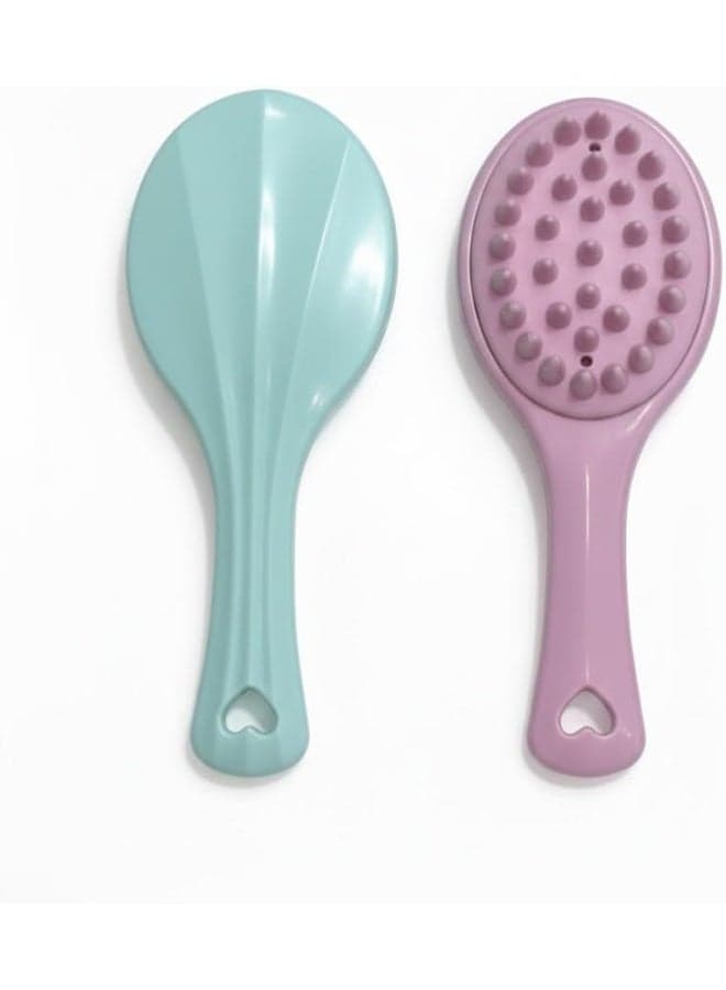 Large Handheld Scalp Massager Brush – Multi-Color for Deep Cleansing & Blood Circulation Stimulation Hair Brushes